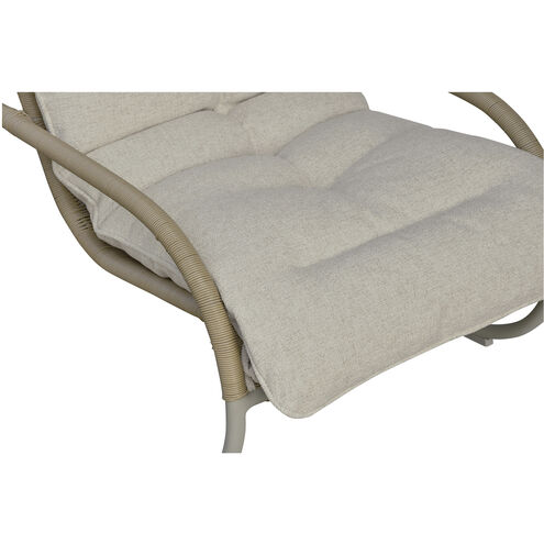 Lyra Beige Outdoor Rocking Chair, King
